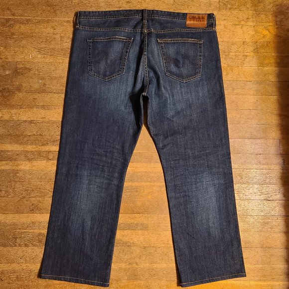 AG ADRIANO GOLDSCHMIED The Protege Straight Leg jeans stretch sz 40 Short - Picture 4 of 8